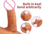 Female Solid Artificial Dildo Panties Penis Women Masturbation Wearable Realistic Natural Silicone Dildo Underwear for Lesbian - 图片 4