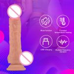 Factory Directly Wholesale Price Automatic Sock Structure Cheapest Dildo Rabbit Vibrator Penis - 图片 4