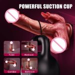 Wireless Remote Control Dildos Penis Suction Cup Penis Phallus Realistic Dildo Vibrator Sex Toys Artificial Rubber for Women - 图片 4