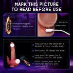 Realistic Telescopic Vibrator G-Spot Stimulator Heated Silicone Thrusting Dildo Sex Toys for Women Big Penis Cock Style - 图片 4