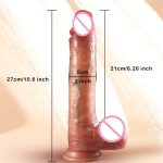 Liquid Silicone Remote Control Heating Thrusting Dildos Vibrator Dildo Mold Silicone Dildos - 图片 4