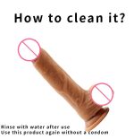 Wholesale Price RealisticFemale Masturbator Artificial Rubber Penis Penis Dildo Vibrator Woman Sex Toys Dildos - 图片 4