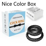 Professional Supplier Penis Ring Cock Rings for Men Delay Ejaculation Elastic Sex Toys Cock Ring - 图片 4