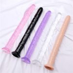 Free Custom Box - Super Long Realistic Penis Strap on Dildos With Suction Cup Soft Jelly Cock for Lesbian G Spot Sex Toy - 图片 4