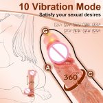 Adult Sex Toys Female Masturbator Heating Penis Big Dildo Remote Control Auto Thrusting Sex Toys Dildo for Woman - 图片 4