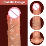 High Quality Wholesale Realistic Big Dildo Remote Control Warming Vibrator Thrusting Dildo Vibrator for Women - 图片 4