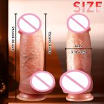 OEM Real Dildo Mushroom Head Realistic Big Dildo Vibrator Sex Toy for Women Vibrator and True Feel Penis Vibrator - 图片 4