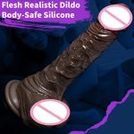 OEM New Toys for Woman 2025 Female Masturbation Skin Colour Realistic Flexible Dildo Toys for Lesbian - 图片 4