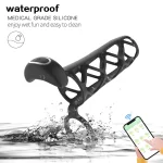 Low Price Sex Toys for Mans Lock Ring App Control Pneis Extended Silicone Cover Reusable Sex Toy - 图片 5