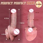 OEM Realistic Soft Silicone Dildos for Beginners Hands-Free Play with Balls G-Spot Stimulation Adult Sex Toys for Women & Couple - 图片 5