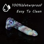 OEM Huge Dildo Thick Fantasy Dildo Giant Monster Dildo with Eye-Shaped Testis - 图片 5