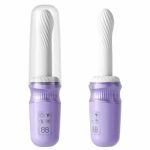 OEM G Spot Clitoral Anal Stimulator Automatic Dildo Machine Mini Massage Gun Heating Thrusting Dildo Vibrator - 图片 5