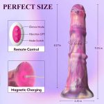OEM Silicone Vibrating Fantasy Monster Dildo G-Spot Clit Anal Stimulation Remote Control Thick Horse Animal Dildo Vibrator - 图片 5