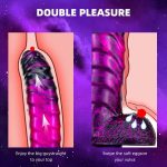 OEM Liquid Silicone G-Spot Vaginal Anal Masturbation Sex Toy Alien Fantasy Dragon Monster Anal Dildo Male Butt Plug - 图片 5