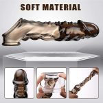 OEM Wolf Braces Lengthened Thickened Vibrating Penis Braces Adult Sex Products Men's Products Cock Ring Male Delay Ejaculation - 图片 5