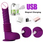 OEM Big Dildo Vibrator for Women Realistic Huge Penis Sex Toy Real Dick Wireless Remote Control% - 图片 5