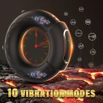 New APP Remote Control Waterproof Heating Vibration Lock Sperm Ring Men's Vibration Ring Backyard Adult Masturbator for Men - 图片 5
