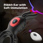 Wholesale Cock Ring Clitoral Stimulator Vibrating Couple Silicone Ring Man Penis Rings for Men Ejaculation Delay - 图片 5