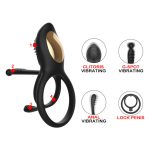Factory Wholesale Toy Remote Control Pleasure Couple Sharing Clitoral Stimulation Passion Lock Fine Ring Vibration - 图片 5
