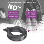 Adult Products Wholesale Rechargeable Silicone Vibrating Locking Sperm Ring Male Delayed Masturbator - 图片 5