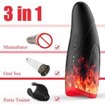 Heating Function Automatic Male Masturbator Adjustable Modes Masturbation Cup Sucking Masturbation Machine Men with 10 Vibrating - 图片 5