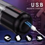 Factory Wholesale Man Masturbation Thrusting Male Masturbator Telescopic Rotation Silicone Vagina Masturbation Sex Toys - 图片 5