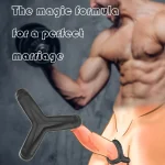 Hot Selling Triple Cock Ring Cock Rings for Couples Play Delay Ejaculation Men Sex Toy Penis Cock Ring - 图片 5