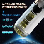 Best Selling Male Masturbation Cup Silicone Real Vagina Sucking Vibrating Thrusting Masturbator Cup for Men - 图片 5