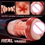 Automatic Sucking Male Masturbation Cup Inner Telescopic Vibrator Male Masturbator Vaginas for Men Sex Toy - 图片 5