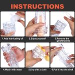 High Quality Multi Colors Hand Held Transparent Clear Masturbation Cup Sex Tool for Men Masturbator - 图片 5