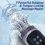 IPX7 Fully Waterproof LCD Display Sucking Rotating Thrusting Automatic Male Masturbator Cup Auto Man Stroke Machines for Men - 图片 5