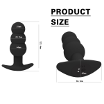 Beginner Anal Vibrator Adult Toy and Silicone Anal Plug with Remote Control and Vibration-mode Prostate Massager Adult Sex Toy - 图片 5