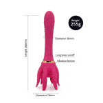 Octopus Shape Electric Head Massager Octopus Scalp Stress Relax Soft Finger Gripper Claw Electronic Vibrator for Head Breast Sex - 图片 5