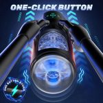 Automatic Double Beaded Rings Stimulation Vibrating Thrusting Male Masturbators Electric Stroker Sex Toys for Men Masturbating - 图片 5