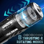 Automatic 2-in-1 Powerful Telescopic Thrusting Rotating Electric Male Piston Masturbation Vaginal Cup Men Stroker Machines - 图片 5