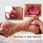 Hot Selling Men Massage Manual Masturbation Bust Silicone Doll Big Breast Skin Color Airplane Cup Male Masturber Cup Toys - 图片 5