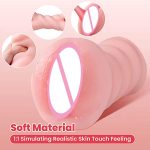 Easy to Clean Artificial Pocket Pussy Sex Toy Massager Vagina Anal Toys for Men TPE Male Masturbation Aircraft Cup - 图片 5