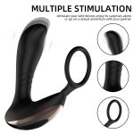 Best Selling Anal Plug for Men Double Motor Telescopic Anal Plug Powerful Remote Control Prostate Massage - 图片 5