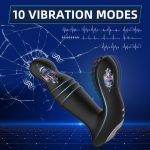 2023 Best Anal Vibrator Thrusting Anal Toy Remote Controlled Vibrating Prostate Massager Silicon Anal Butt Plug for Men - 图片 5