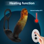 Buckle Warming Prostate Massager Rear Court Masturbation Orgasm Anal Stick Men and Women Vibration - 图片 5