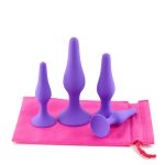 4 Pcs Silicone Anal Plugs Adult Toys Men and Women Prostate Stimulation Prostate Massager Anal Butt Plug - 图片 5