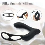 Wholesale Prostata Stimulator Silicone Male Prostate Massage Vibrator Anal Vibrator Butt Plug Delay Ejaculation Ring Toy - 图片 5