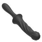 Wholesale Sex Toys Soft Silicone Anal Butt Plug Black Vibrator Adult Handheld Anal Plug for Women Men - 图片 5