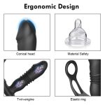 Manufacturer APP Massager Anal Vibrator for Men Butt Plug Toys Anal Plug for Woman Av Girl Japan Adult Anal Plug - 图片 5