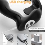 Hot APP Wireless Remote Control Male Anal Butt Plug Vibrator Silicone Anal Sex Toy Vibrating Heating Prostate Massager for Men - 图片 5