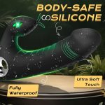 G Spot Vibrator 4 in 1 Realistic Snake Dildo Sex Toys 2 Motors 10 Vibrations Female Adult Toys for Female Womens - 图片 5