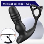 Male Prostate Massage Vibrator Ring Anal Plug Vibrator Silicone Delay Ejaculation Male Masturbator Adult Sex Toys for Men - 图片 5