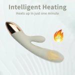 Girls Heating Rabbit Vibrator G Spot Massager Adults Sex Toys Clitoral Vagina Stimulation Vibrator - 图片 5