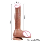 Wholesale Oem Odm Dildo Realistic Double Layer Silicone Dildos Liquid Silicone Adult Sex Toys for Woman Large Penis - 图片 5
