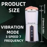 Automatic Male Masturbator Cup Blow Job Sucking Vibration Real Vagina Pocket Pussy Penis Oral Sex Machine Toys for Man Adults - 图片 5